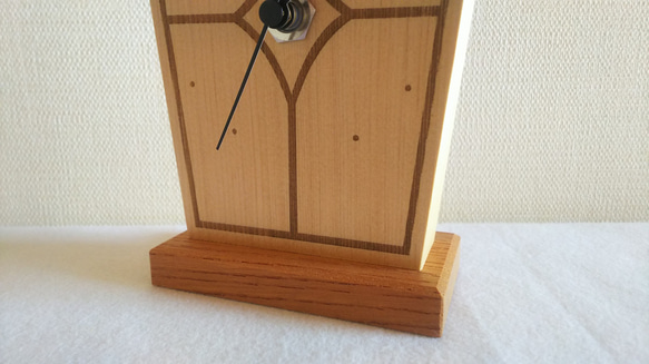 木の置き時計　ランタン 6枚目の画像