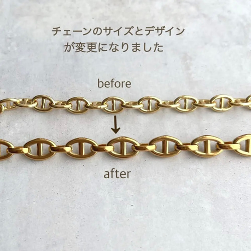 シルバーグレー淡水パールのアンカーチェーンブレスレット
