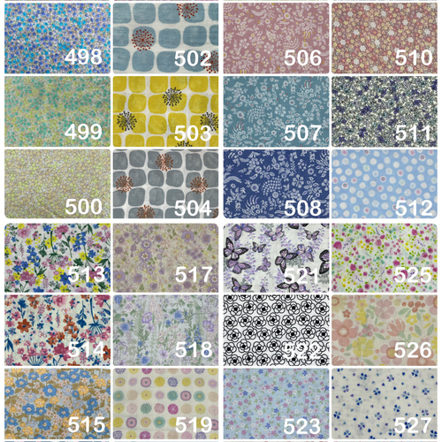 ガーゼハンカチ お好きな5枚で☆500柄以上の中から選べる☆送料込み  