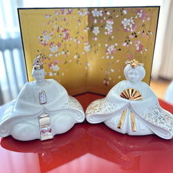 送料無料 ゴールドの立ち雛 おひな様 雛人形 ひな人形 ひな祭り お雛様