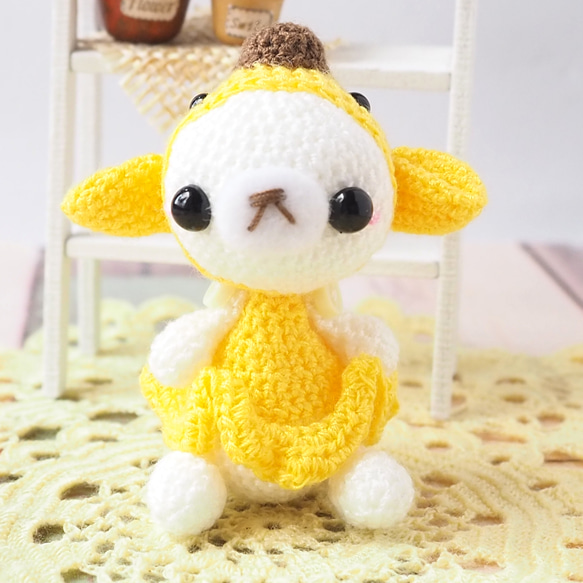 【訂做】長頸鹿Kigurumi坐Amigurumi吊飾【內藏19種動物】 第5張的照片