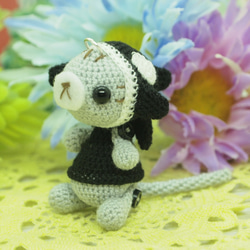 【訂做】Orca Kigurumi坐Amigurumi吊飾【內19種動物】 第1張的照片