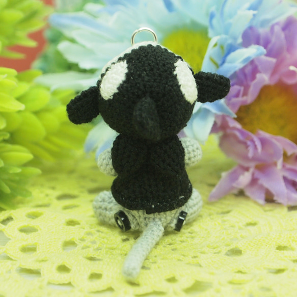 【訂做】Orca Kigurumi坐Amigurumi吊飾【內19種動物】 第4張的照片