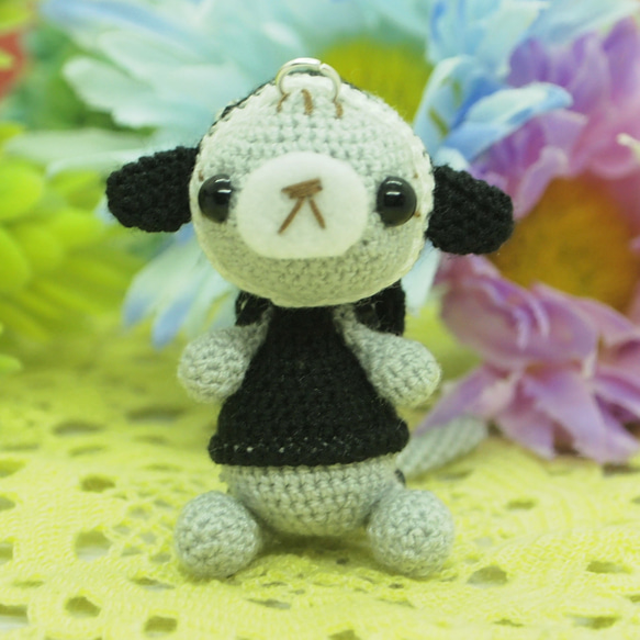 【訂做】Orca Kigurumi坐Amigurumi吊飾【內19種動物】 第2張的照片