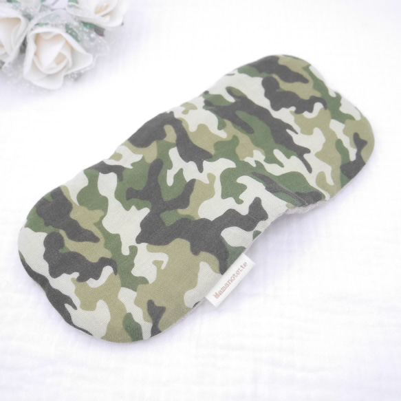 ふわもこハンカチ｜カモフラージュ迷彩-Camouflage Pattern-｜S・10×20cm｜ガーゼハンカチ 7枚目の画像