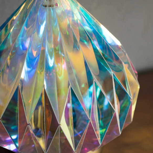 Origami table lamp Onion レインボウ 5枚目の画像