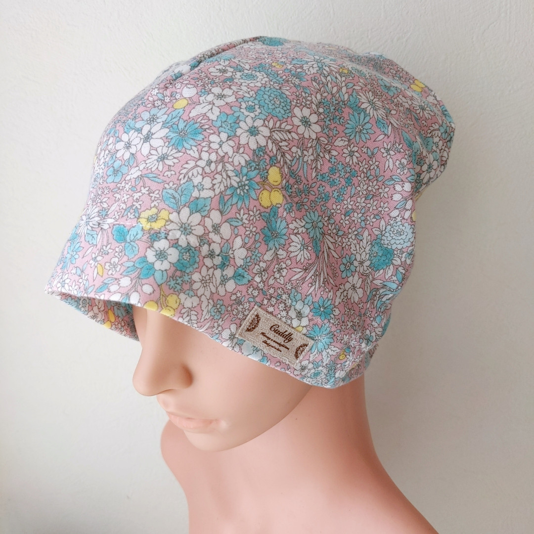 医療用ケア帽子ハンドメイド ダブルガーゼ一重 あかネココ様専用