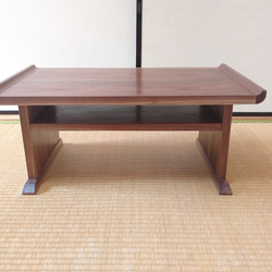 ☆受注製作☆ 経机、文机(天然木：ウォールナット、オイル仕上げ) 机