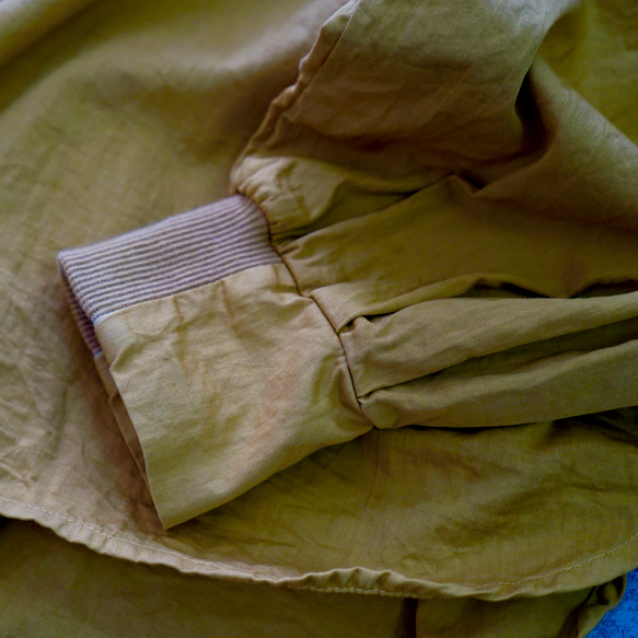 刺繡襯衫/黃色/三河紡織 第8張的照片
