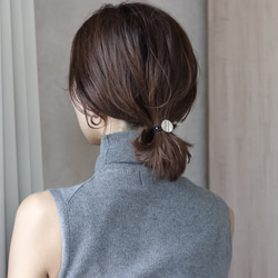 wave coin hair ring｜gold｜アレルギー対応 12枚目の画像