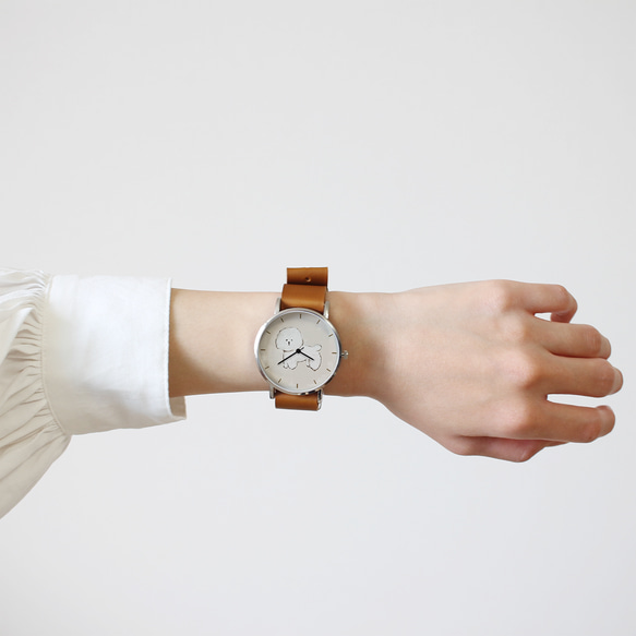 ビションフリーゼの腕時計 6枚目の画像