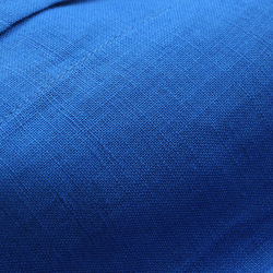春夏秋好搭 亞麻披肩領大衣長99cm（寶藍色）CO01。 第10張的照片