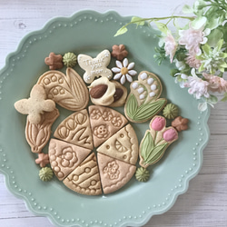 母の日♡バター不使用アイシングクッキー缶♡紅茶セットで可愛く優雅なプレゼントに 4枚目の画像