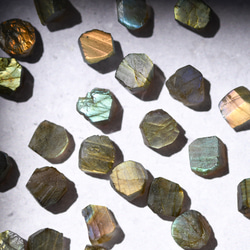 拉長石礦物寶石 14kgf/925 銀戒指 [可用石頭 / 可用金屬配件] 天然石材配件 第11張的照片