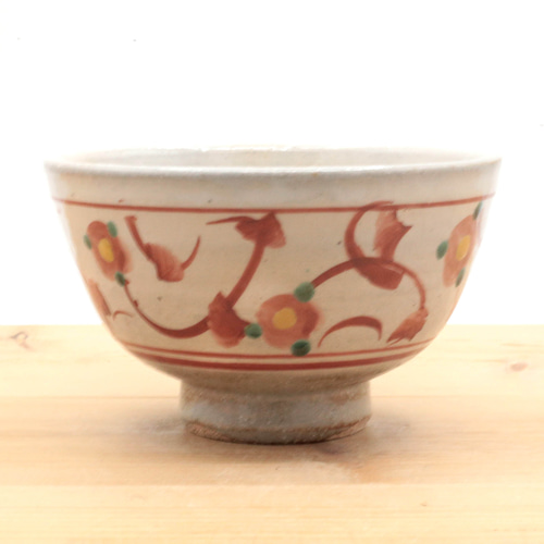 赤絵花唐草茶碗 茶碗・めし碗 赤部焼 松本尚 通販 11528648｜Creema