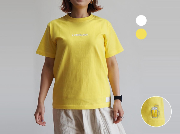 ２色展開 LEMONADE Tシャツ 1枚目の画像