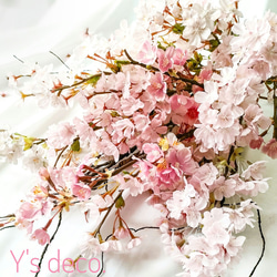 特集掲載【桜 ふわり】ネオジャポニズム 生花に見える 桜 ウェディングブーケ さくらのブーケ 結婚式 人気 ピンク 6枚目の画像