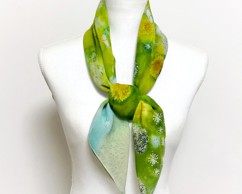 ドコモ　スカーフ・バンダナセット TOMORROWLAND シルク スカーフ （バンダナ・スカーフ