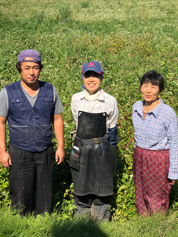 ワカハラ農場でおいしく育ったぼたんそば 6束　12人前　乾麺　田舎蕎麦　太め　ぼたんそば　 7枚目の画像