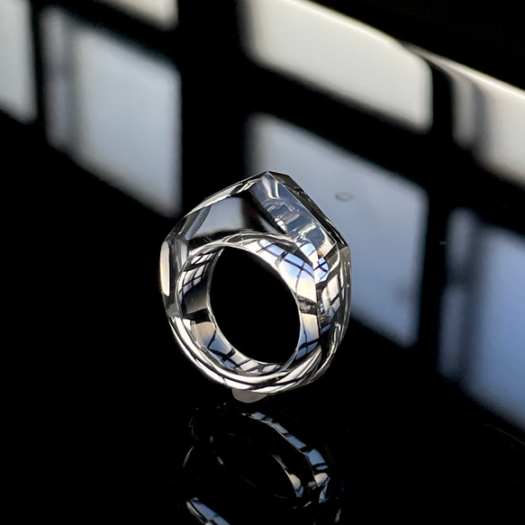 大森水晶　くりぬきリング　Takahiro Omori 10号 大森水晶 くりぬきリング Takahiro Omori 10号
