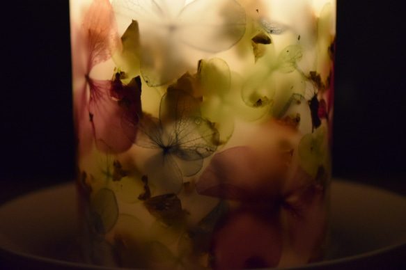 金箔と紫陽花～ボタニカルキャンドル～和モダン 人気・おすすめ｜使いやすい・旅行におすすめ 品質保証 全国発送 正規品・日本国内発送・安心保証付き