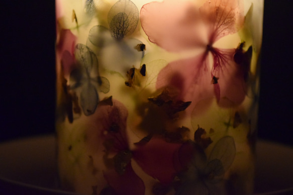 金箔と紫陽花～ボタニカルキャンドル～和モダン 人気・おすすめ｜使いやすい・旅行におすすめ 品質保証 全国発送 正規品・日本国内発送・安心保証付き