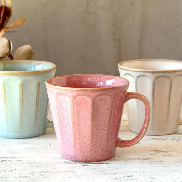 人気 マグカップ フルート 3color 日本製 /r119 6枚目の画像