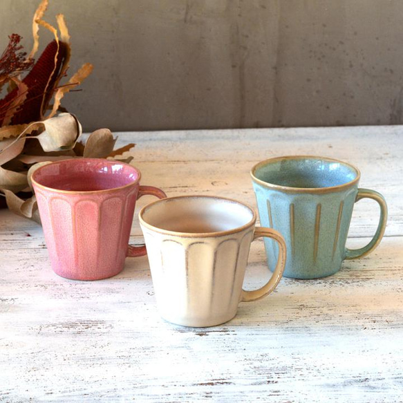 人気 マグカップ フルート 3color 日本製 /r119 2枚目の画像