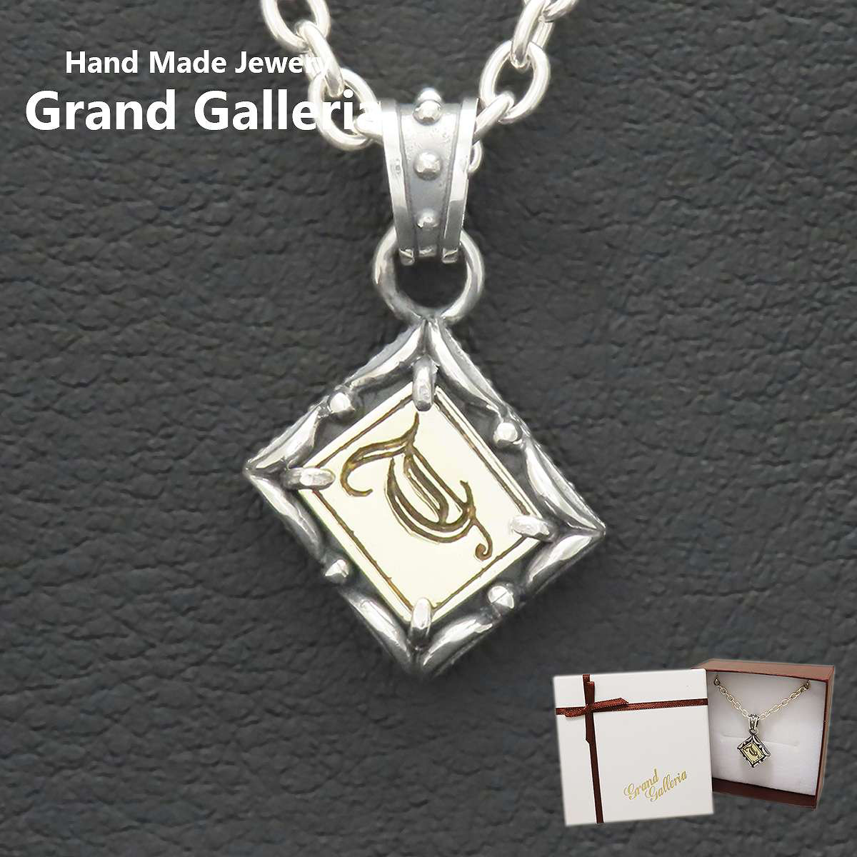 アルファベットネックレスT シルバー925 【刻印無料】 アルファベット イニシャル ネーム 名前 T 12,375円