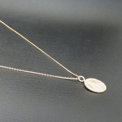 聖母マリアメダイネックレス K10YG 【刻印無料】 聖母マリア マリア