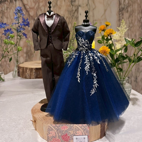 ミニチュアウェディングドレス23 ウェディングトルソーウェディングドレスミニチュアドレス結婚式