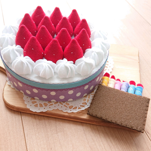 フェルトケーキ おもちゃ・人形 May 's☆ケーキ&アイスshop 通販