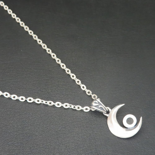 三日月ネックレス シルバー925 【刻印無料】 三日月 月 クレセント