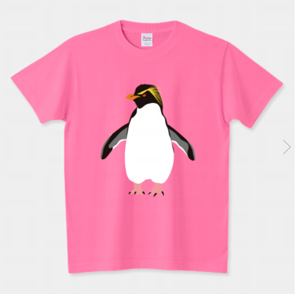 イワトビペンギンTシャツ［男女兼用タイプ］ 5枚目の画像