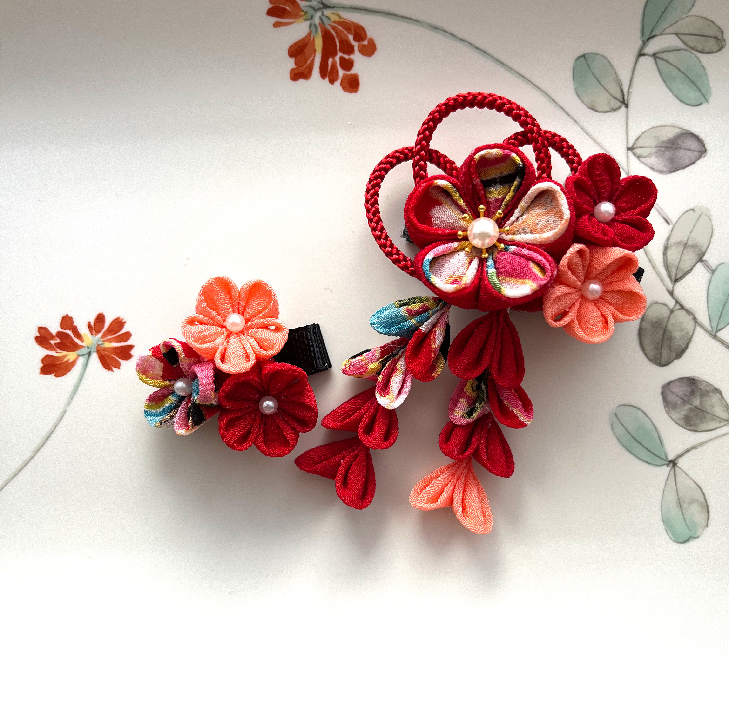 つまみ細工 髪飾り 雑貨・その他 Fleuretteフルレット 通販