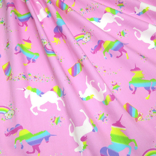 ユニコーン レインボー スモック じみ 