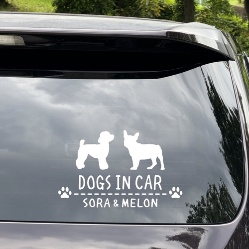 犬のステッカー １枚 ￥④⑥⑤ー st0133.jpg