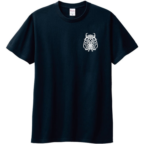 おしゃれ】カムイデザインTシャツ【アイヌカムイTシャツふくろう