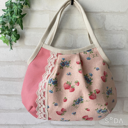 ☆可愛いグラニーバック YUWAイチゴ柄☆ グラニーバッグ priere_ai