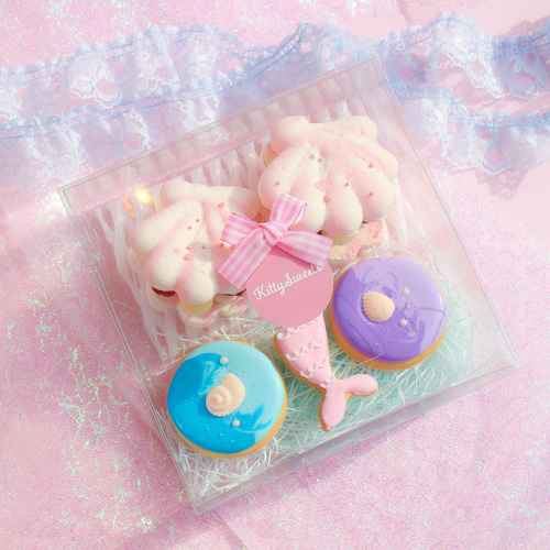 マーメイドセット（マカロン・アイシングクッキー詰め合わせ） その他
