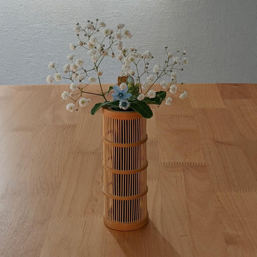 駿河竹細工 竹製品 花器 びく フラワーベース おしゃれ