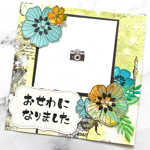♡ペちかフラバニ、MAKIさまのメモカードセット♡60枚ラスト ましかくプリント入れるだけ❤お礼サンキューカード メッセージカード