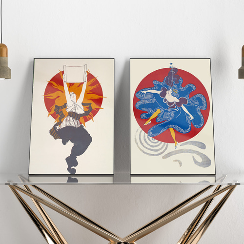 踊り子 Vintage poster