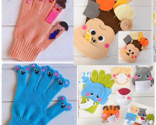大人気☆手袋シアター☆お買得4点セット☆年中使える☆ おもちゃ・人形