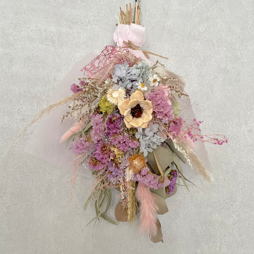 パインフラワーのドライフラワースワッグ スワッグ my craft