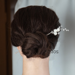 桜の1本かんざし　簪　和装髪飾り　ヘアアクセサリー 15枚目の画像