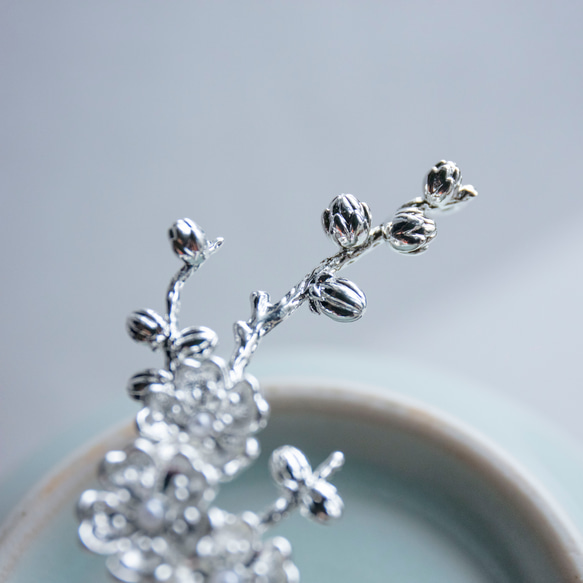 桜の1本かんざし　簪　和装髪飾り　ヘアアクセサリー 8枚目の画像