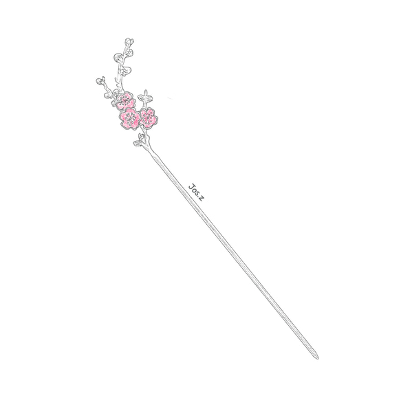 桜の1本かんざし　簪　和装髪飾り　ヘアアクセサリー 3枚目の画像