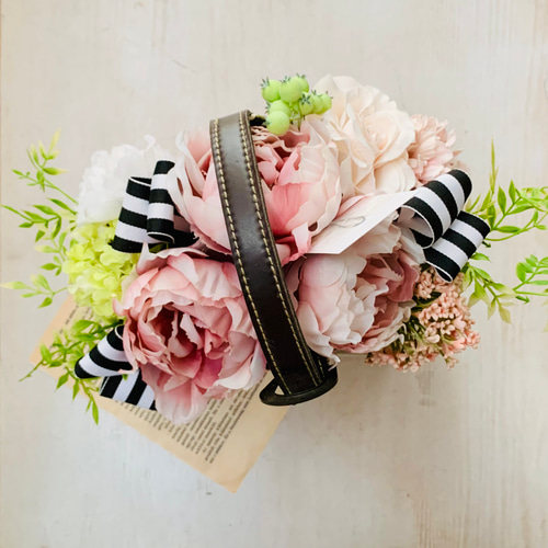 母の日フラワー ギフト 芍薬 フラワーアレンジメント 造花 アーティ