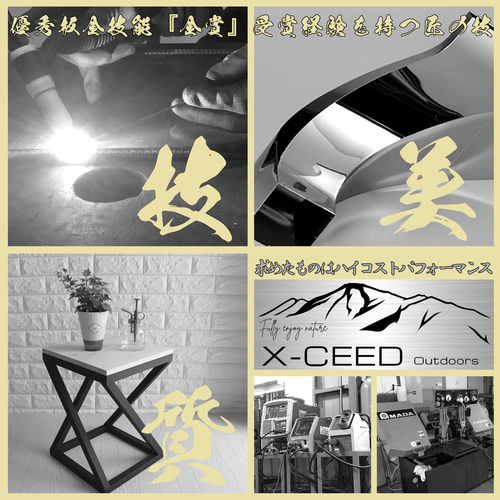 FCT2 キャンプテーブル キッチンテーブル アイアンラック アイアン